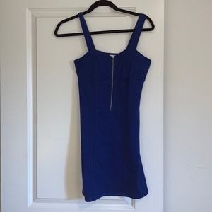 Blue night club dress